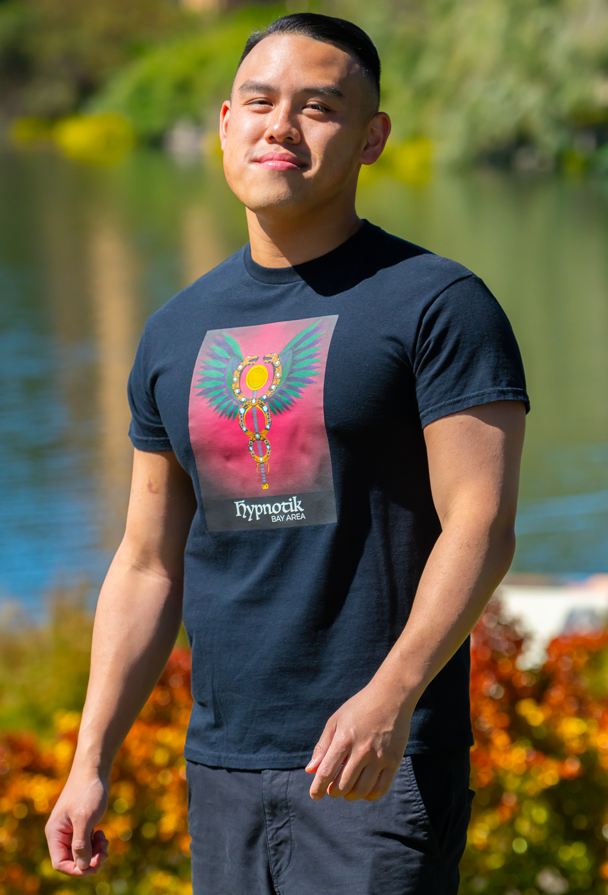 Twin Dragons Tee -- (Black; M)