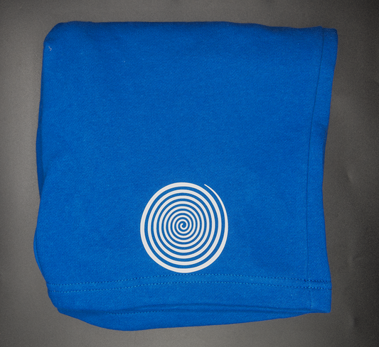 [1] - Hypno Sweat Shorts (Blue) -- (Black/White Vinyl; S) Hypnotik Bay Area