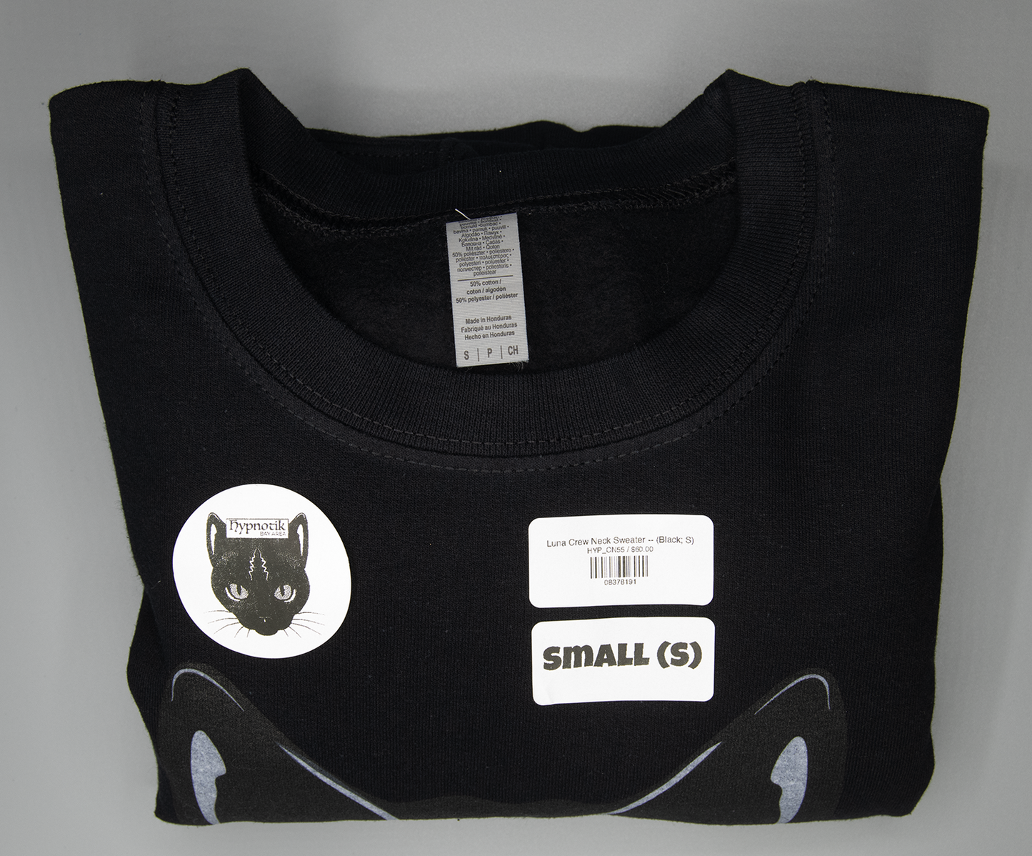Luna Crew Neck Sweater -- (Black; S)