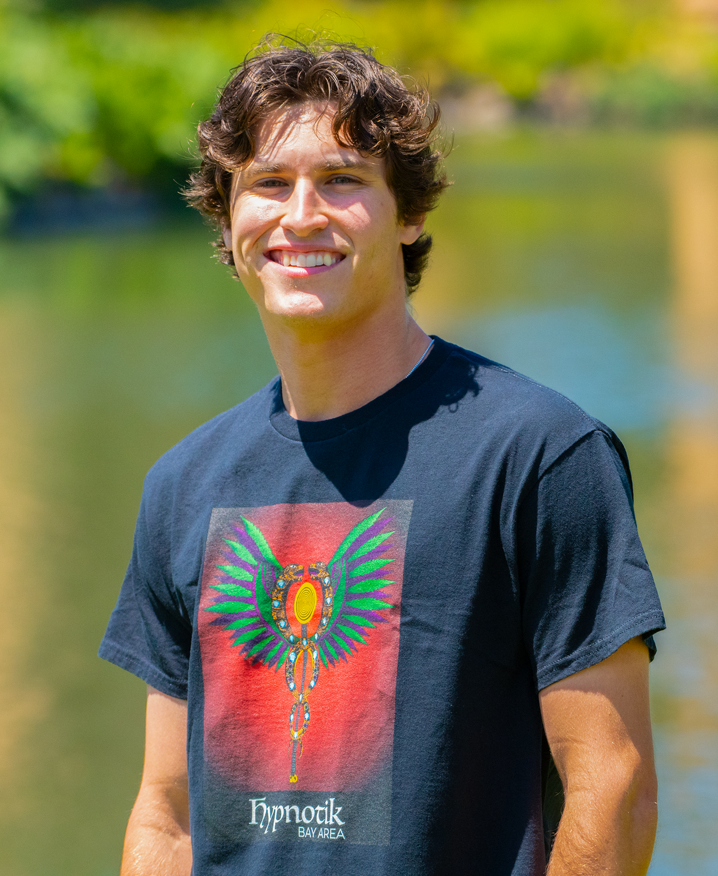 Twin Dragons Tee -- (Black; L)