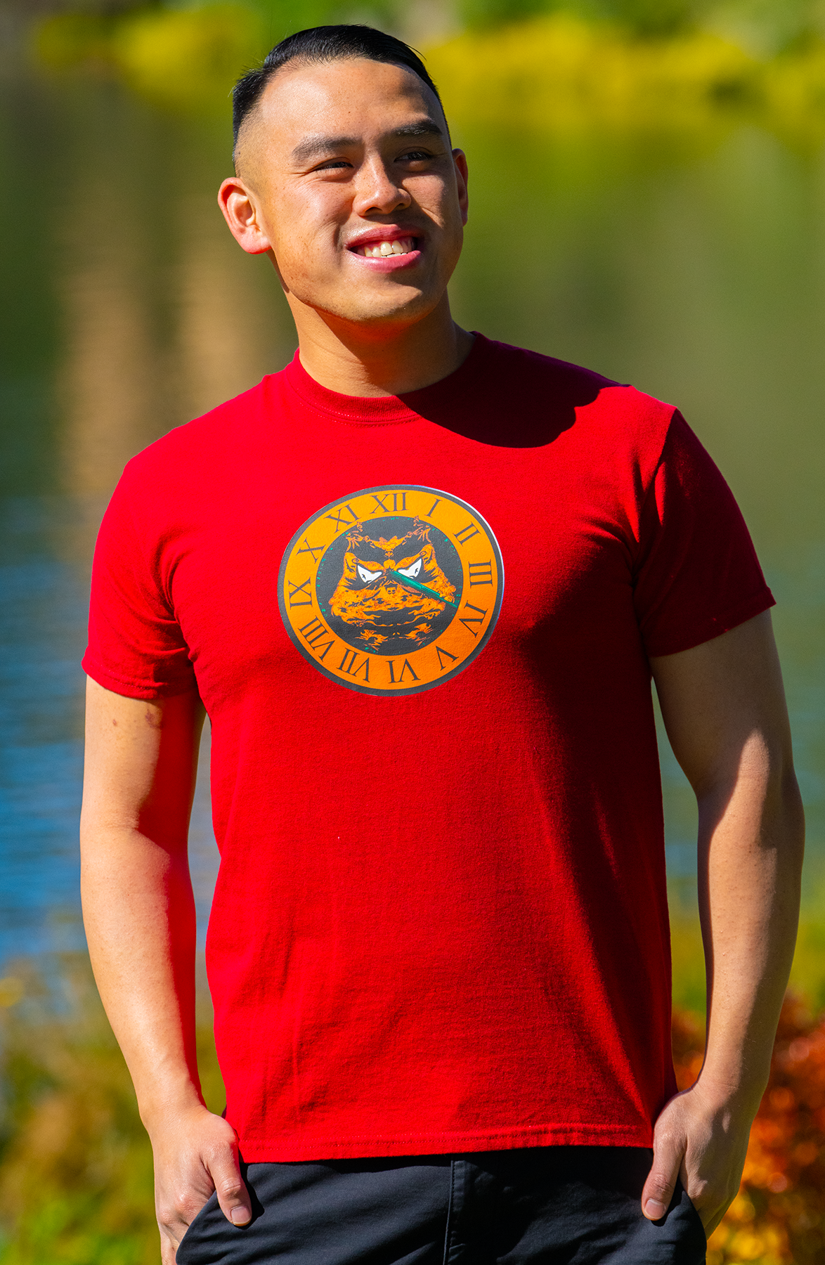 420 Tee -- (Red Heather; M)