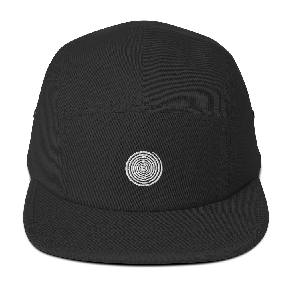 White Hypno -- Five Panel Cap