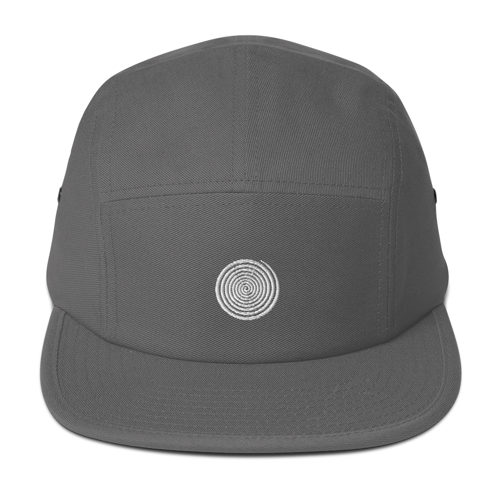 White Hypno -- Five Panel Cap