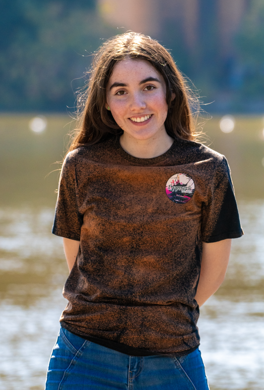 [1] - Temple Badge Tee -- (Black/Bleach; S) Hypnotik Bay Area