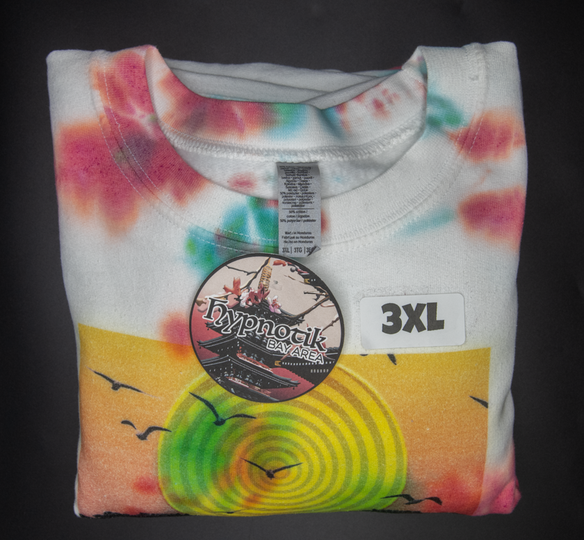 [1] - Rise & Shine Crew Neck Sweatshirt -- (Watermelon; 3XL) Hypnotik Bay Area