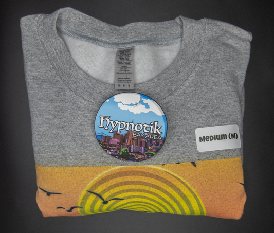 [1] - Rise & Shine Crew Neck Sweatshirt -- (Gray; M) Hypnotik Bay Area