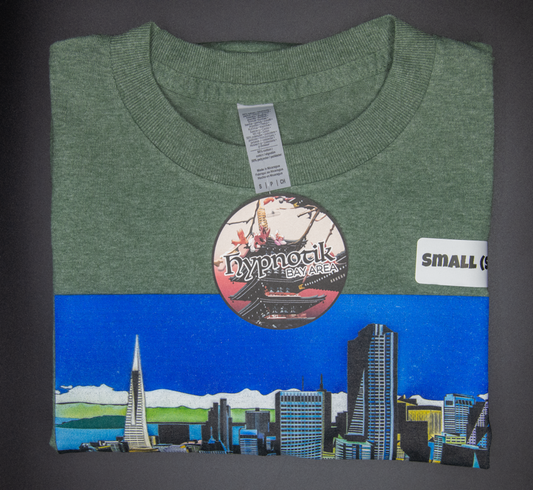 [1] - Ol' Skyline Tee -- (Heather Green; S) Hypnotik Bay Area