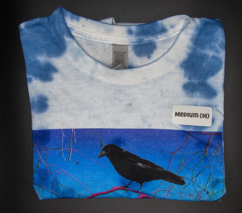 [1] - Crow (TD) Tee -- (Blue; M) Hypnotik Bay Area