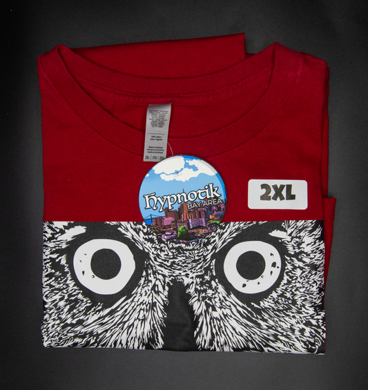 [1] - Owl Tee -- (Red; 2XL) Hypnotik Bay Area