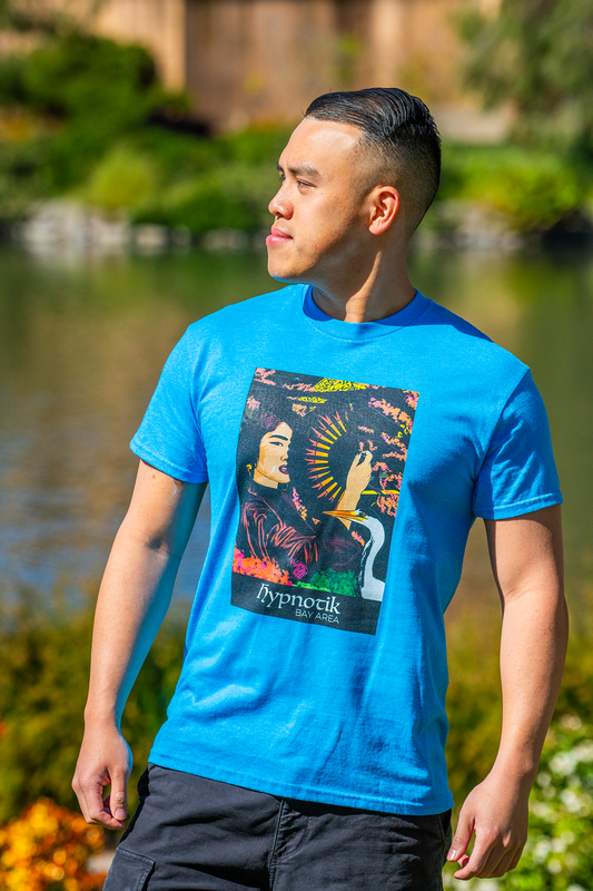 Geisha Tee -- (Blue Heather; M)