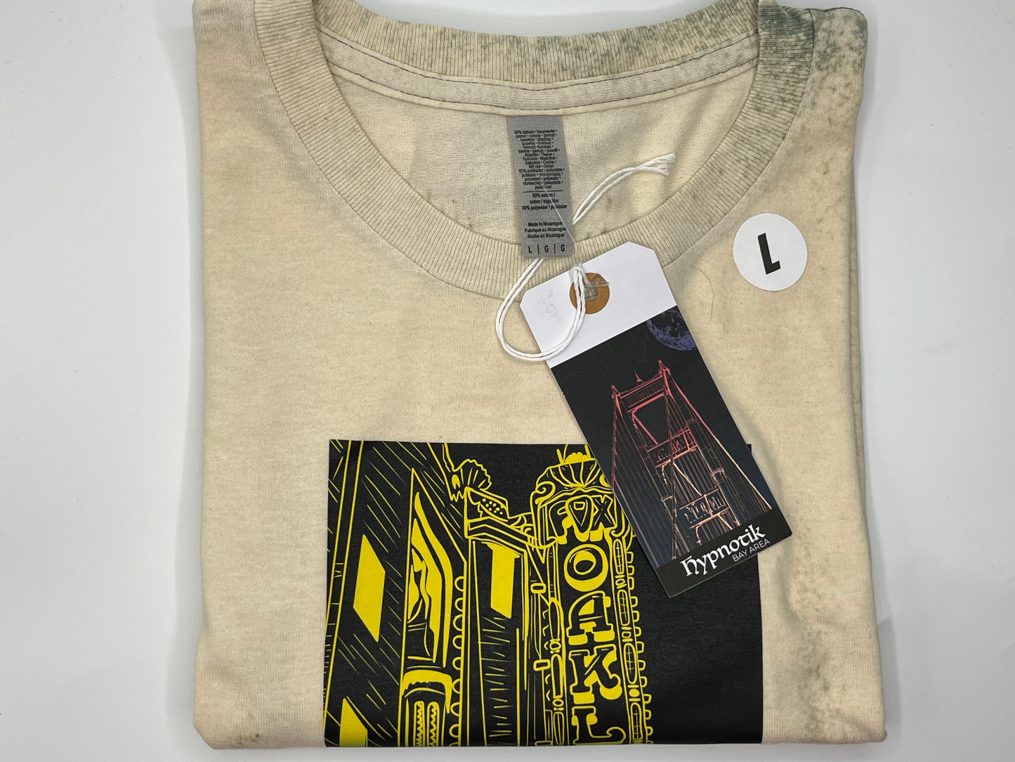 [1] - Fox Tee -- (Green Bleach; L) Hypnotik Bay Area