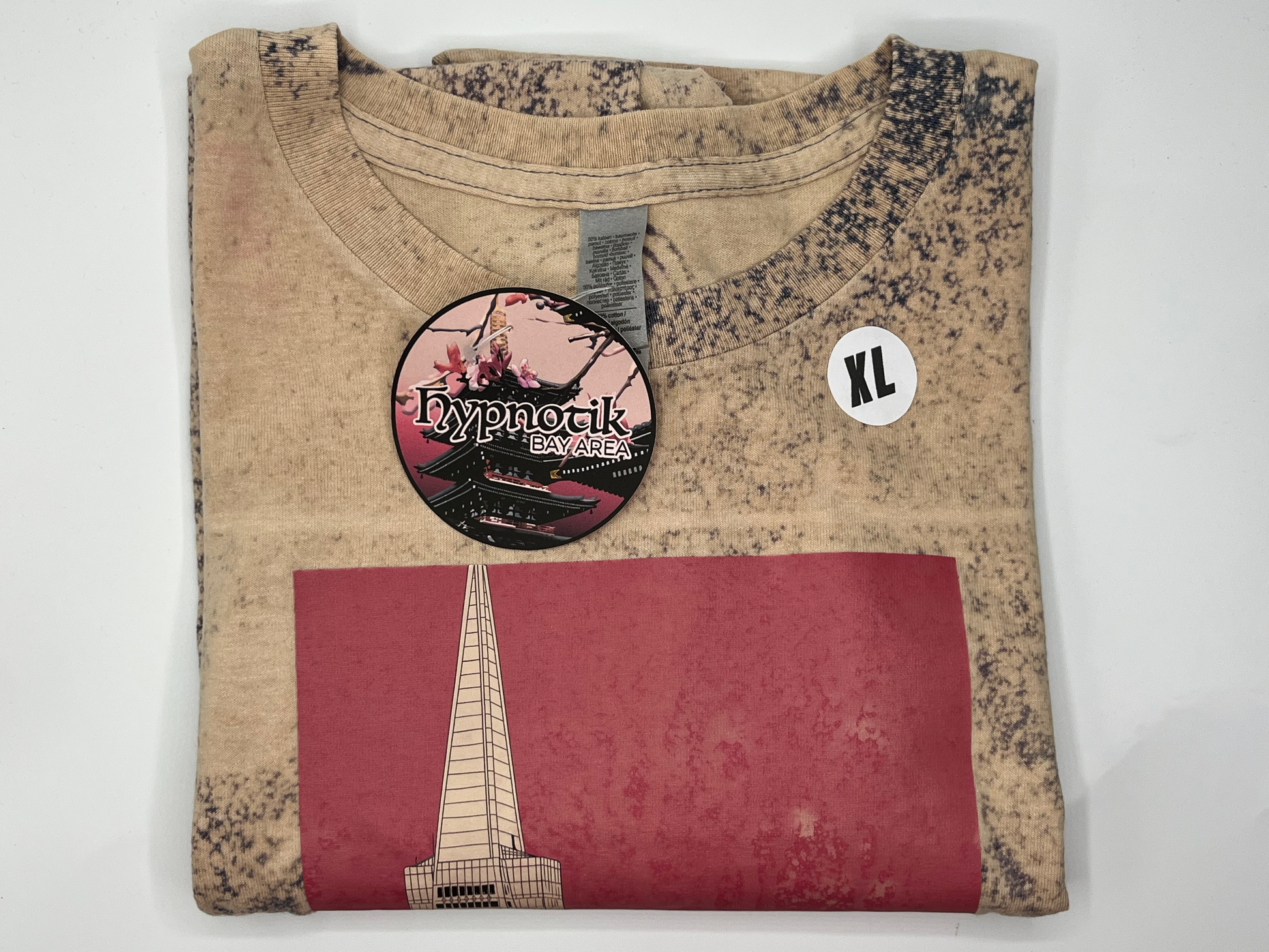 [1] - Bay Views (Red) -- (Blue Bleach; XL) Hypnotik Bay Area