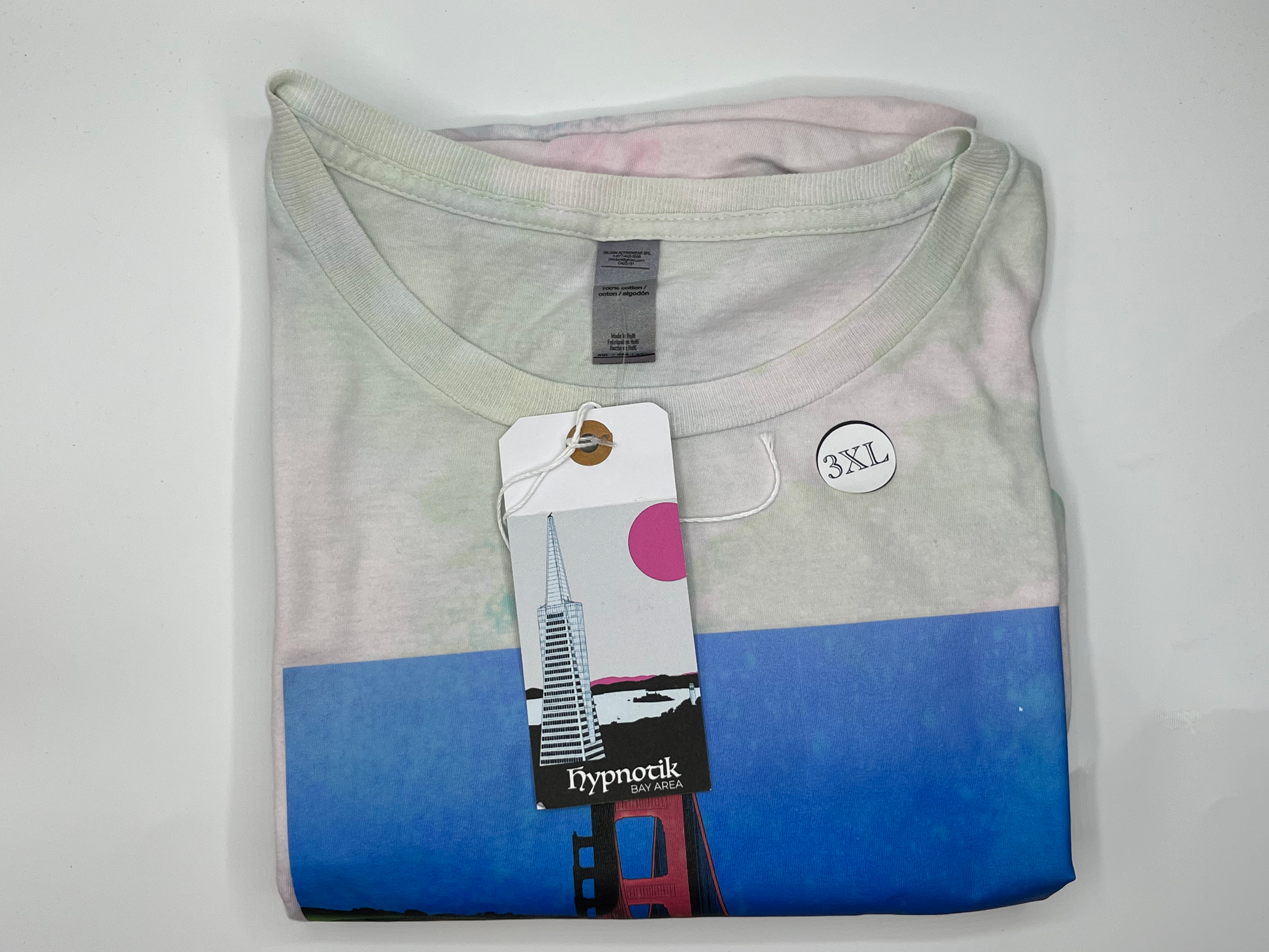 [1] - ADITBP2 Tee -- (Green TD; 3XL) Hypnotik Bay Area