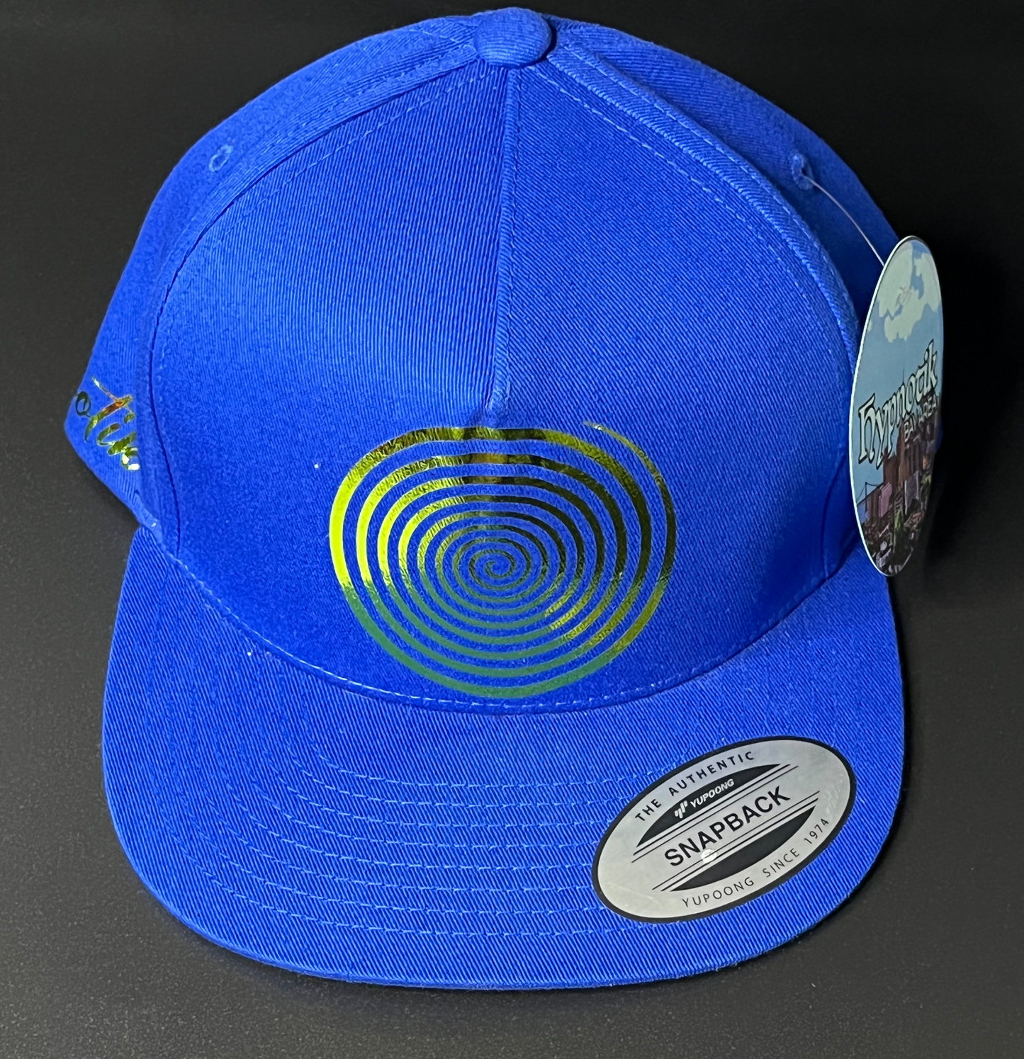 [1] - Snaphack Hat Green Emblem -- Blue Hypnotik Bay Area
