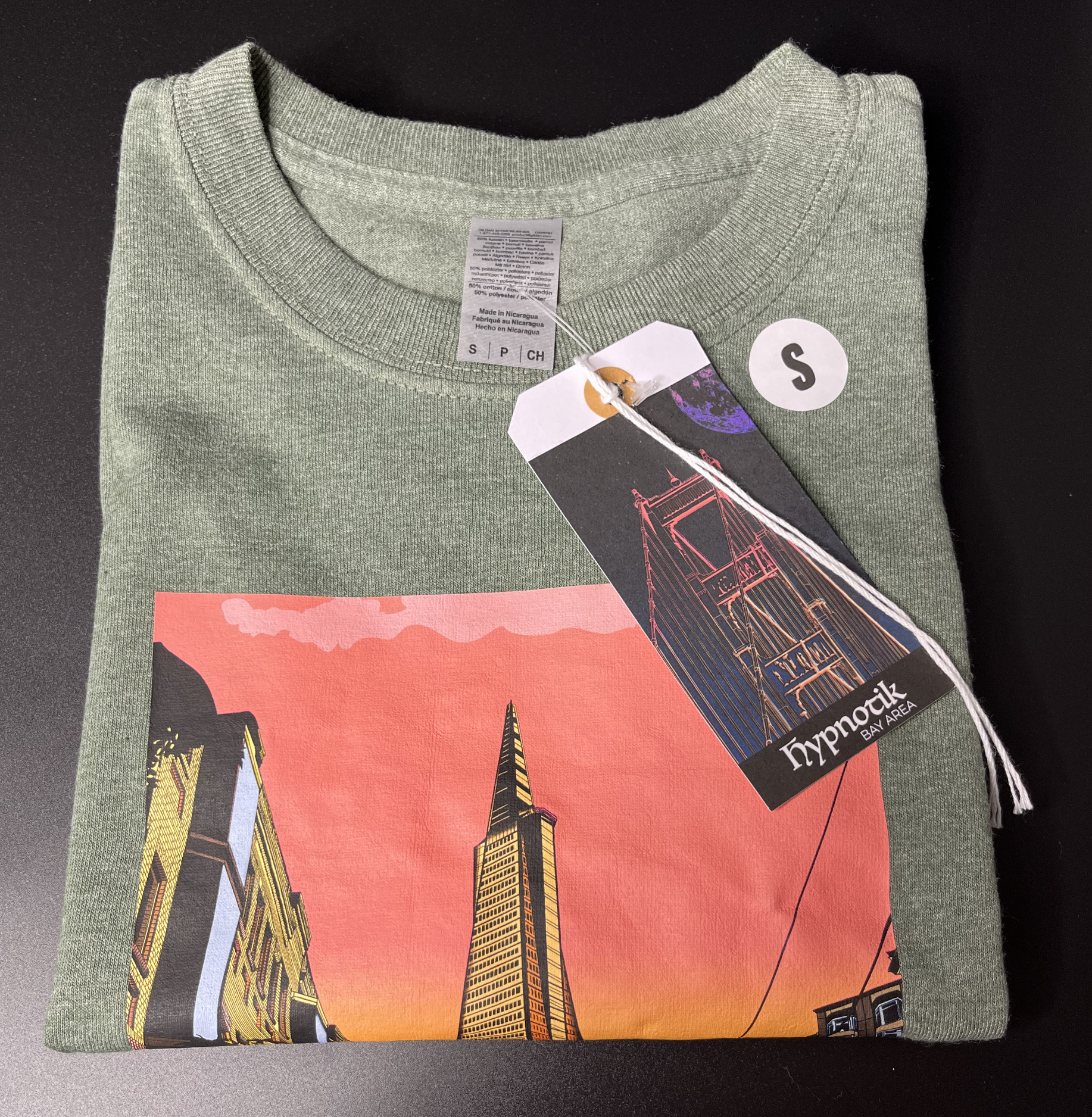[1] - Good Evening Tee -- (S; Green) Hypnotik Bay Area