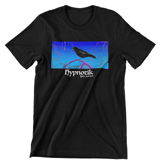 [1] - Crow Shirt -- (Black) Streetwear; Unisex T-Shirt | Hypnotik Bay Area Hypnotik Bay Area
